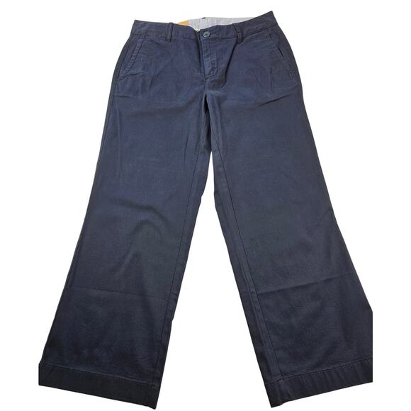 NWT navy blue favorite fit slacks pants LL bean size 2 career business casual - Picture 1 of 7